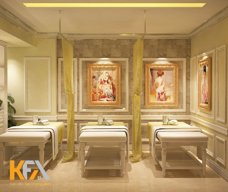 Thiết kế phòng spa tại nhà phong cách tân cổ điển