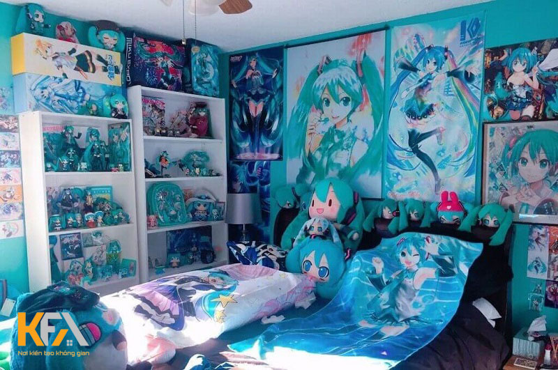 Mẫu phòng ngủ Anime đẹp nhất 2022 khiến bạn "xiêu lòng"