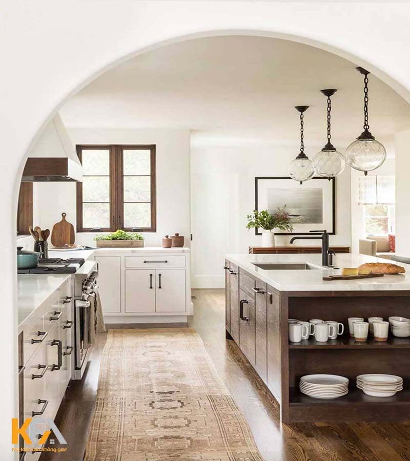 Mẫu nhà bếp nhỏ đẹp đơn giản mang phong cách Địa Trung Hải 03