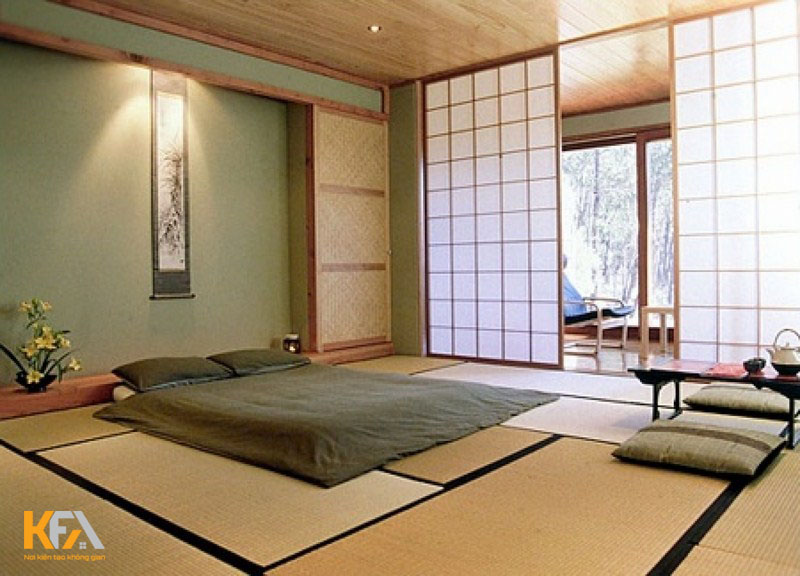 Dạng cửa lùa được áp dụng ở tất cả những ngôi nhà Nhật Bản truyền thống