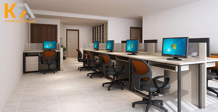 Mẫu thiết kế văn phòng 20m2 - văn phòng Marketing