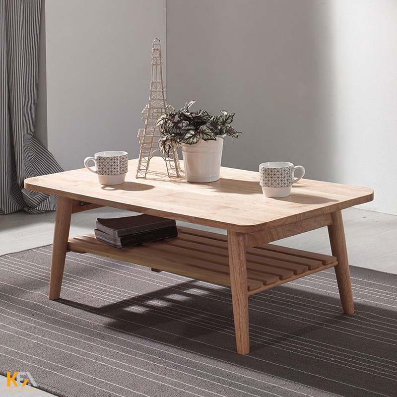 Mẫu bàn trà ngồi bệt kiểu Nhật thiết kế đơn giản