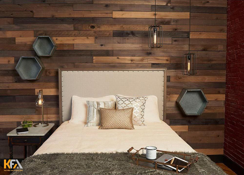 Vách ốp đầu giường bằng gỗ tự nhiên-03