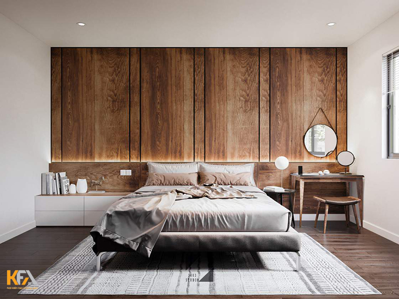 Combo thiết kế nội thất phòng ngủ gỗ tự nhiên đầy cuốn hút