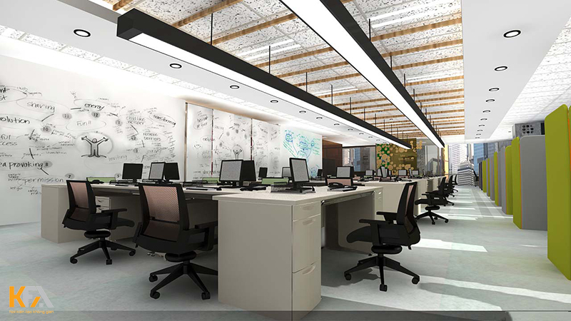 Mẫu thiết kế nội thất văn phòng 60m2-11
