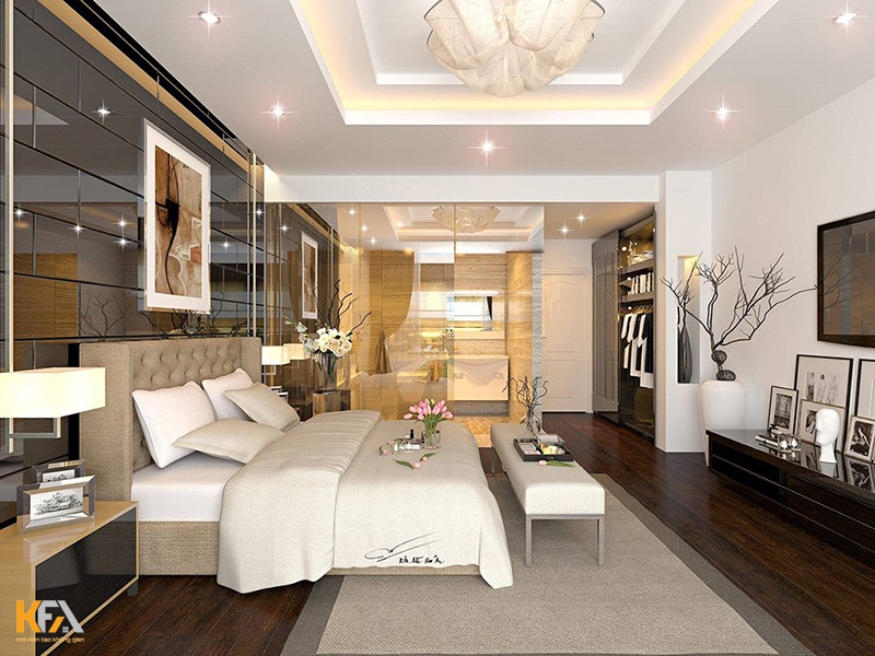 30 Mẫu thiết kế nội thất phòng ngủ biệt thự đẹp nhất 2023