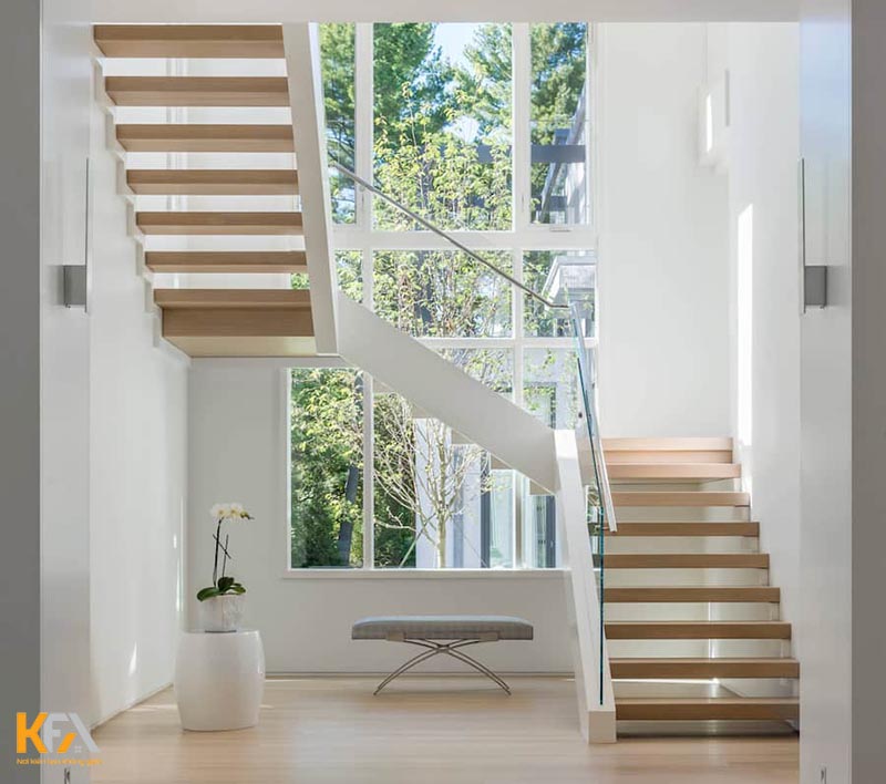 Các mẫu thiết kế cầu thang cho nhà ống đẹp, giúp mở rộng không gian
