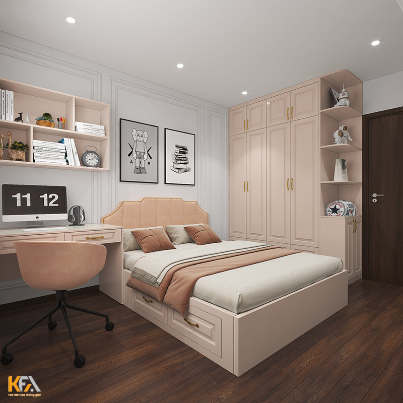 Thiết kế không gian phòng ngủ cho bạn nhỏ nhà gia chủ với phong cách đầy dễ thương