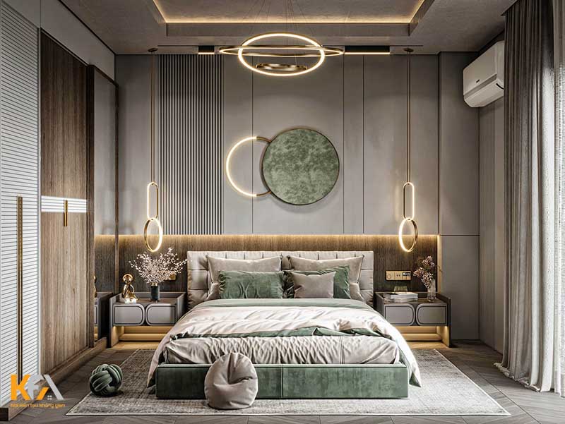Thiết kế phòng ngủ đẹp cho vợ chồng mới cưới 15m2 theo phong cách Bắc Âu