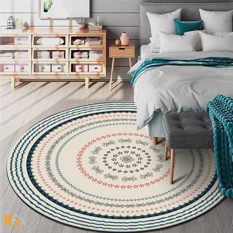 Sử dụng thảm để tạo điểm nhấn và sự ấm áp cho không gian phòng ngủ nam