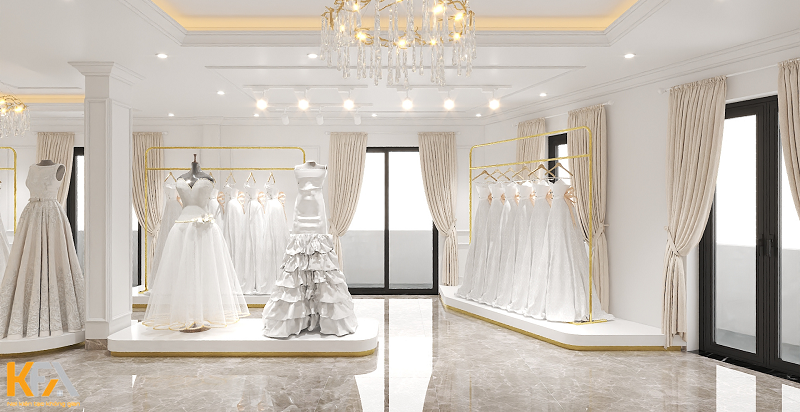 Thiết kế showroom áo cưới