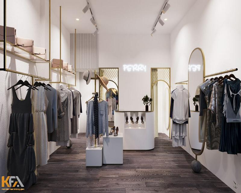 Trang trí nội thất cửa hàng thời trang cần theo 1 concept tổng thể