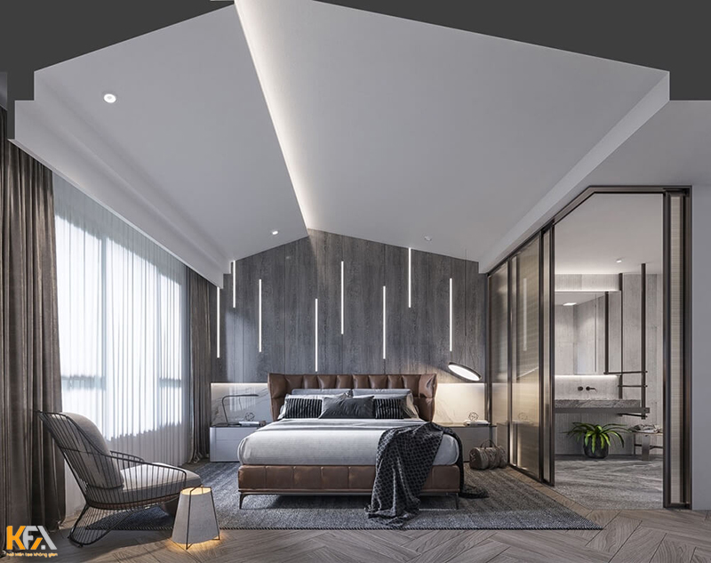 Trần thạch cao cho phòng ngủ với thiết kế mới lạ