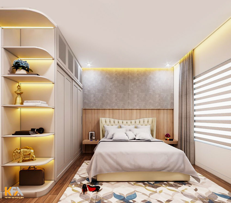 Mẫu thiết kế combo phòng ngủ với phong cách hiện đại bắt kịp xi hướng