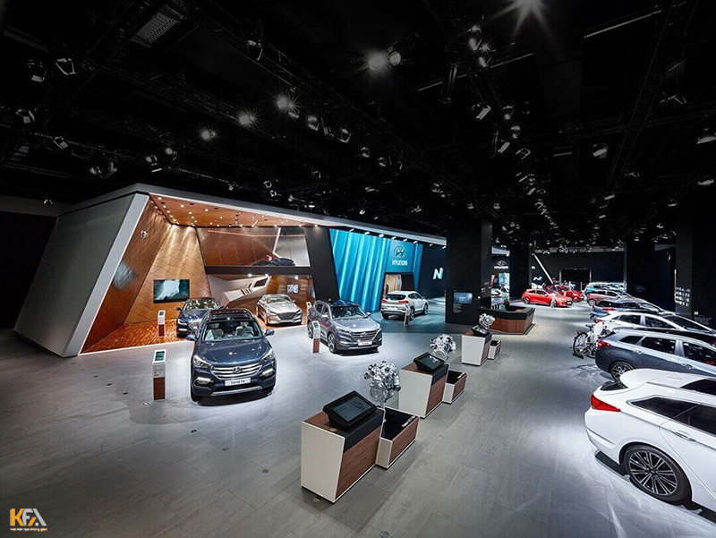 Mẫu thiết kế showroom ô tô đầy ấn tượng