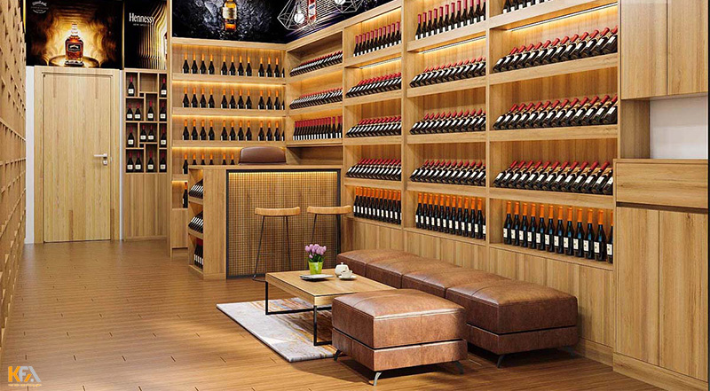 Thiết kế showroom rượu mang đến nhiều không gian nội thất đầy ấn tượng