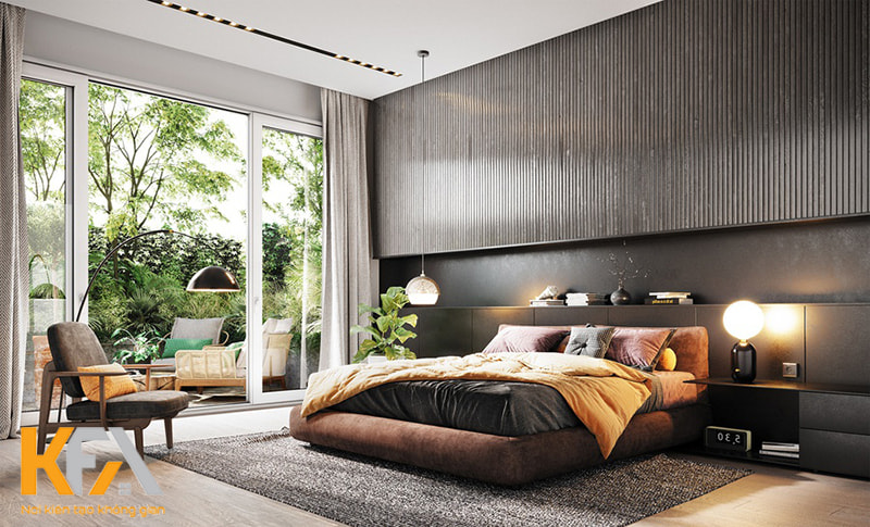 Thiết kế phòng ngủ có ban công giúp gia chủ luôn cảm thấy yêu đời, giàu sức sống và giàu năng lượng