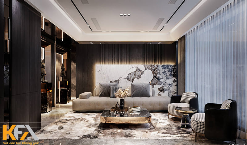 Phòng khách Luxury mang tính cá nhân hóa cao