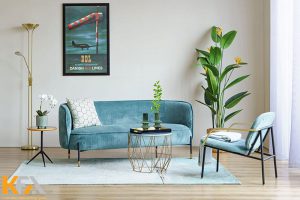Decor phòng khách nhỏ bằng cây xanh mang đến hiệu quả thẩm mỹ đáng kể