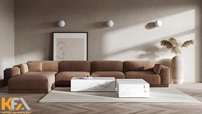 Không gian nội thất tối giản không chỉ mang tính thẩm mỹ ấn tượng mà còn tiết kiệm thời gian dọn dẹp