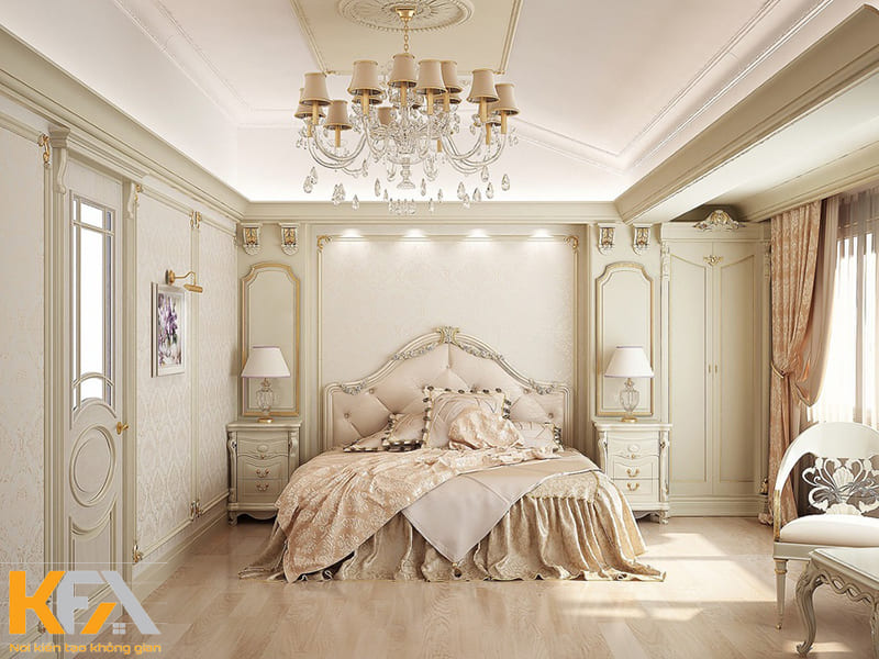 Tạo điểm nhấn cho phòng ngủ bằng chiếc giường công chúa