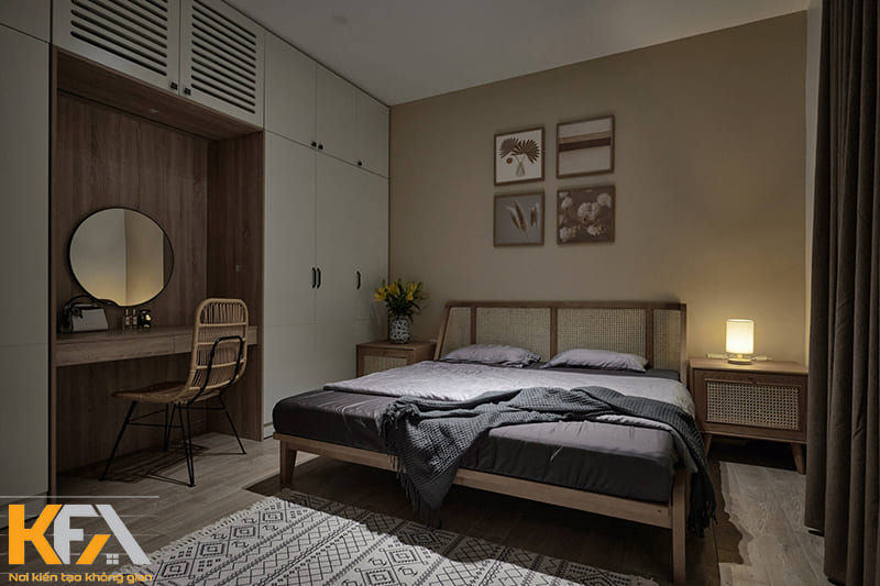 Thiết kế phòng ngủ cho người cao tuổi ưu tiên sử dụng chất liệu nội thất tự nhiên