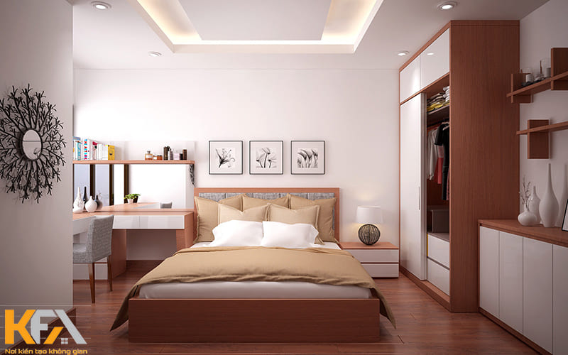 Sử dụng nội thất gỗ công nghiệp cho phòng ngủ người cao tuổi