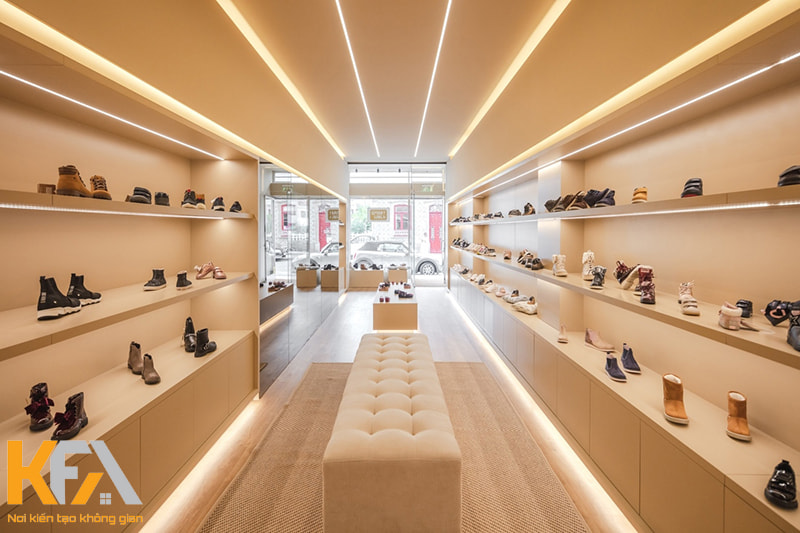 Thiết kế shop giày dép Luxury cũng là một cách để thể hiện đẳng cấp của người bán và người mua