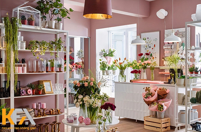 Shop hoa màu hồng dành cho các cô nàng yêu đời