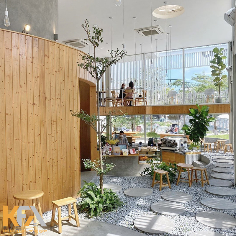 Phong cách Địa Trung Hải sẽ mang đến một luồng gió mới cho thiết kế quán cafe 2 tầng