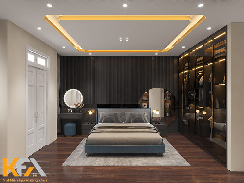 Thiết kế phòng ngủ Luxury của gia đình chị Quỳnh