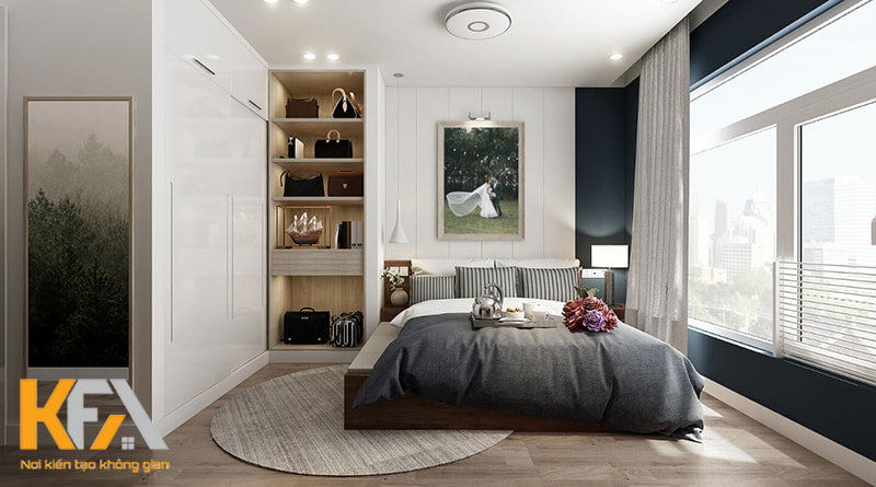 Thiết kế phòng ngủ master phong cách Scandinavian cho nhà chung cư