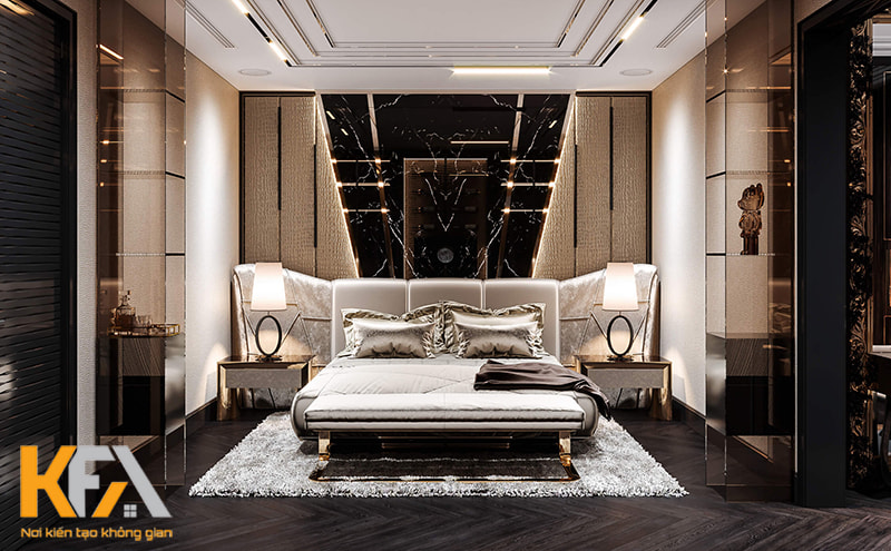 Phòng ngủ master phong cách Luxury mang tính cá nhân hóa rất cao