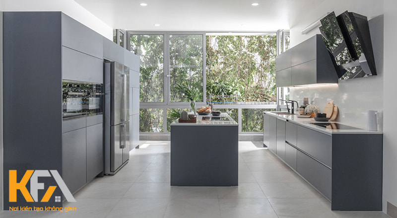 Sử dụng tủ bếp đa năng giúp phòng bếp của bạn trông gọn gàng hơn