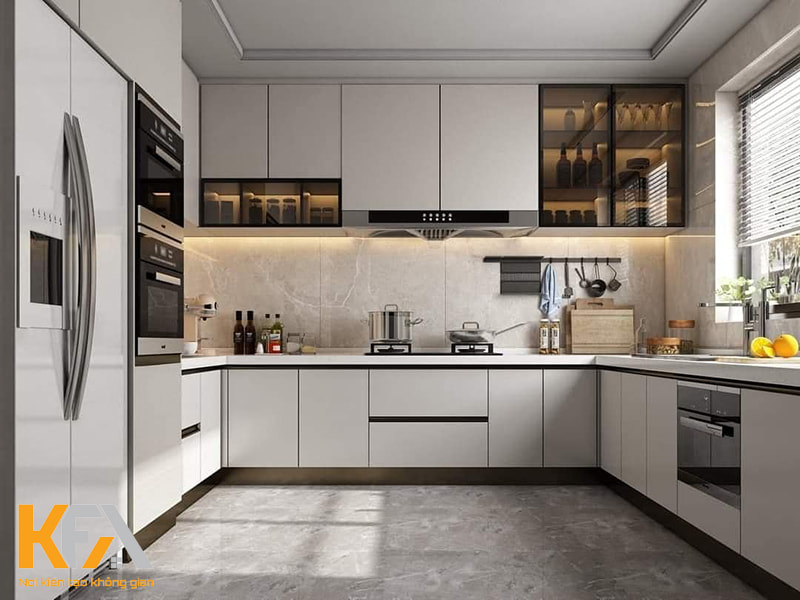 Tủ bếp thông minh xuất hiện giúp không gian nhà bếp của bạn thêm phần đẳng cấp
